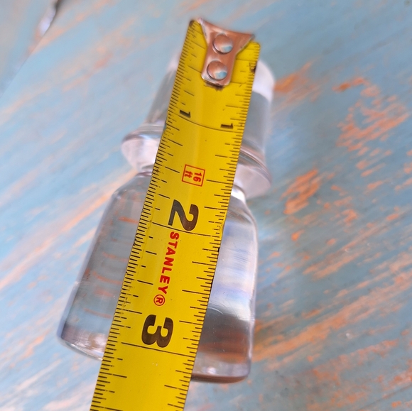 Glass Top Bottle Stopper Lid Clear Art Glass Decanter Replacement - Picture 13 of 15